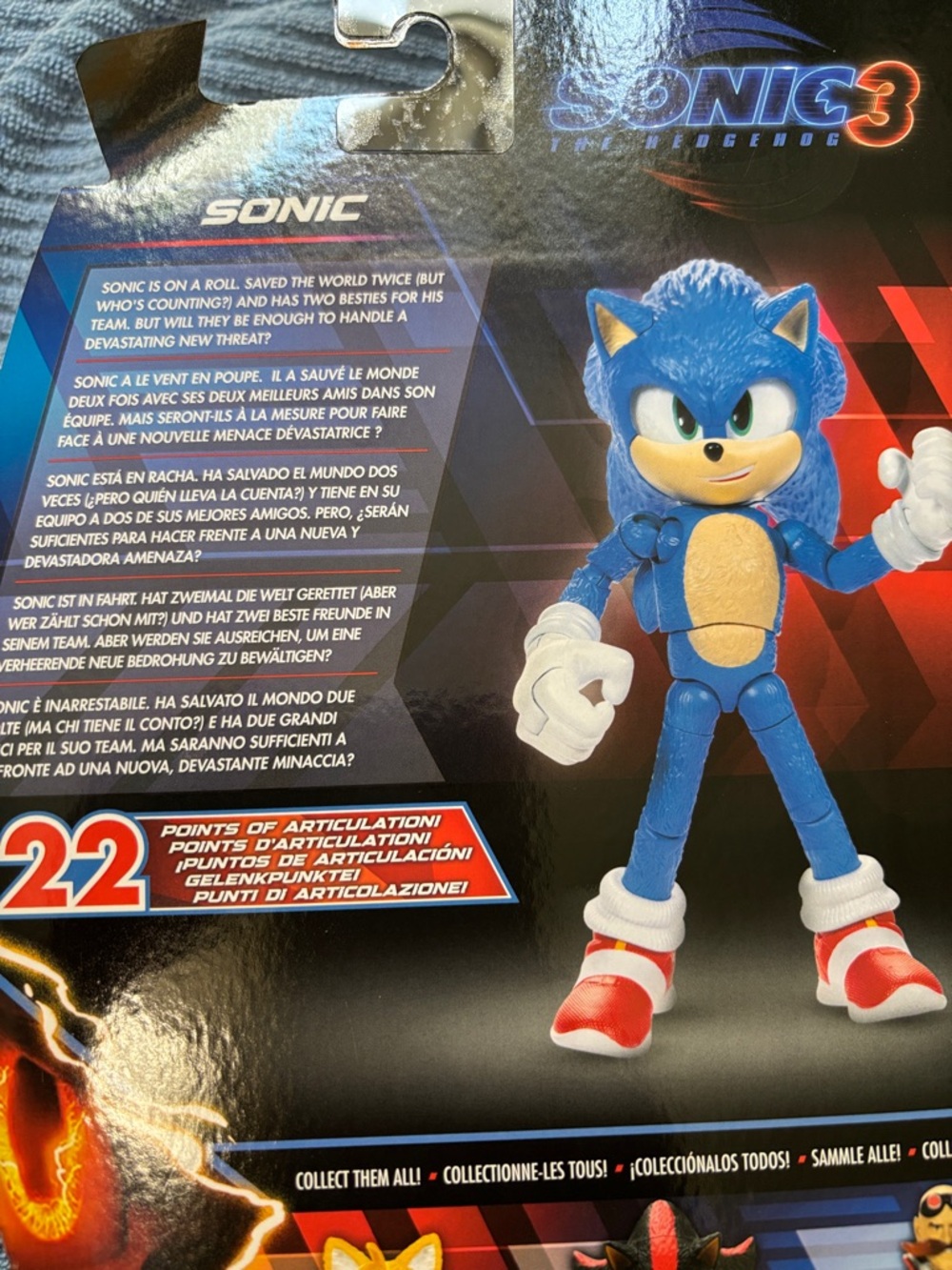 Sonic Blue Action Figure - Sonic - Picture 3 of 3